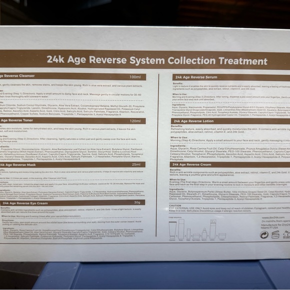 24k Age Reverse System Collection Treatment - Picture 2 of 2